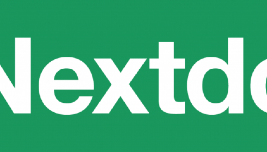 nextdoor logo white large